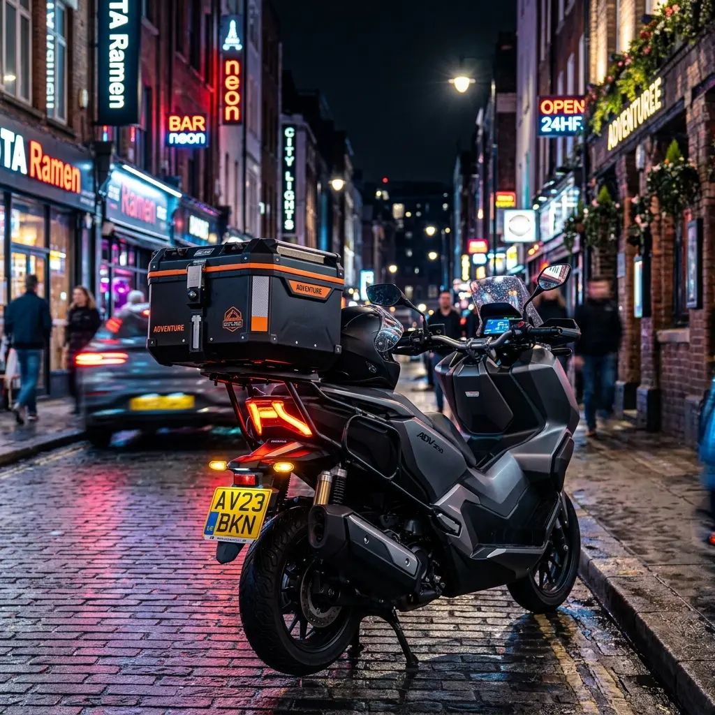 MOTOBOX sur scooter